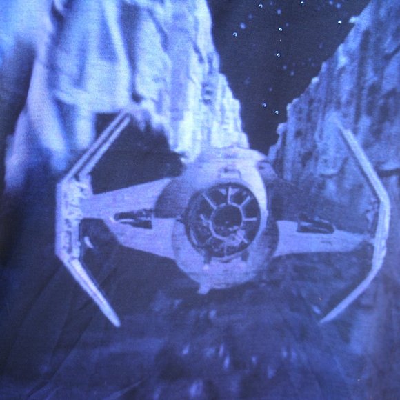 Star Wars Death Star & Fighters Scene Shirt Womens - Picture 4 of 8